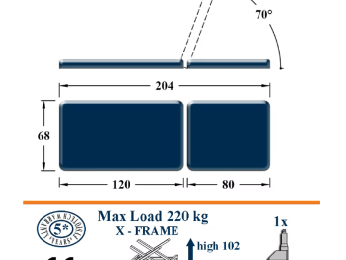 Undersökningsbrits- Medistar CX1
